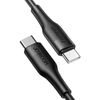 Joyroom USB-C-USB-C tartós kábel, PD 60W, 1,8 m, fekete (S-1830M3)