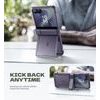 Samsung Galaxy Z Flip 8 aizsargvāciņš – Dexnor 360 ar statīvu violets