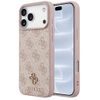 Guess Case für iPhone 17 Pro / 18 Pro - Hardcase 4G Small & Classic MagSafe Schutzhülle - Rosa