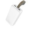 Borofone akupank BJ88B 30000mAh 2x USB-A – valge