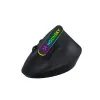 Wozinsky WMG-1164 Kabellose Ergonomische Gaming Maus für PC und Laptop - Vertikale Funkmaus mit 2.4 GHz und Bluetooth 5.0 - 3600 DPI - RGB Beleuchtung - Schwarz