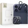 Tech-Protect Camring Fit+, προστατευτικό τζάμι για φακό κάμερας, iPhone 14 Pro / Max / 15 Pro / Max / 16 Pro / Max / 17 Pro / Max, σκούρο μπλε