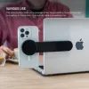FIXED MagFloppy rugalmas tartó MagSafe támogatással és tépőzáras rögzítéssel, fekete