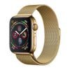 Curea Magnetic Strap pentru Apple Watch 7 (45mm), aurie