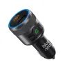 BlueStar AutoHarmony C81 FM πομπός, Bluetooth, QC 3.0, PD, 42W, γκρι