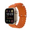 Smartwatch T800 Ultra 2 - Intelligente Fitnessuhr mit Bluetooth-Anruffunktion und Gesundheitsüberwachung - Orange