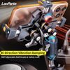 LanParte UBA-MC Motorrad Handyhalterung mit 15W kabellosem Laden - Smartphone Halterung mit Vibrationsdämpfung