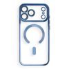 iPhone 17 Pro Max / 18 Pro Max vāciņš – Electro Mag Cover ar MagSafe – tumši zils