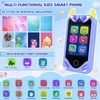 Έξυπνο τηλέφωνο για παιδιά με παιχνίδια, MP3, διπλή κάμερα και οθόνη αφής, μωβ δράκος
