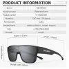 Rockbros SP304 Ochelari de ciclism polarizați, gri