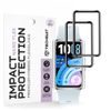 Techsuit Nano Flex, Huawei Band 11 Pro, 2 darab, fekete