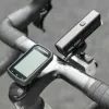 Rockbros WT-2 Fahrradcomputer-Halterung mit Platz für AirTag - Schwarz