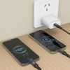 Dudao L3F kabel 2v1 2x USB-C, 100W 1,2 m črn
