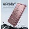 Dexnor 360 Kickstand Camprotector Θήκη Samsung Galaxy S24 FE, Ροζ