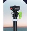 LanParte PMH-C3 supporto telescopico per fotocamere 360° e action cam per moto, 1,5 m, fissaggio a 3 punti, sistema a sgancio rapido