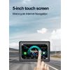 5" Motociklistički zaslon s prednjom i stražnjom kamerom, GPS navigacijom i CarPlay / Android Auto (IP67)