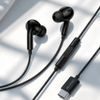 Blavec BHS-01 Bedrade In-Ear Oordopjes met Microfoon USB-C (DAC) - Zwart
