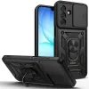 Tech-Protect CamShield Pro Schutzhülle für Samsung Galaxy A17 / A18 / A26 - Hybrid Case mit Kameraschutz und 360° Ring - Schwarz