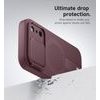 Husă Suritch MagSafe cu Suport și Protecție Cameră iPhone 17 Pro / 18 Pro, vișiniu