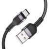 Tech-Protect UltraBoost USB-C kábel, 3 A, 0,25 m, fekete