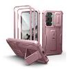 Dexnor 360 Kickstand Camprotector θήκη Samsung Galaxy S25 FE, ροζ