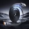 Mcdodo Self-Winding Datenkabel (CA-1200) USB auf USB-C - Selbstaufwickelndes Ladekabel - 1m - Schwarz