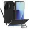Samsung Galaxy Z Fold 7 aizsargvāciņš – Nillkin CamShield Prop ar izvelkamu kameras aizsargu un S Pen atbalstu – melns