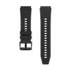 Siliconen Horlogeband voor Huawei Watch GT 2 / 3 / 4 / 2 Pro / 3 Pro / 4 Pro / GT 2e - Zwart