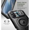 Dexnor MagSafe 360 Kickstand Camprotector obal iPhone 16, čierny