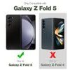 Dexnor 360 Kickstand borító Samsung Galaxy Z Fold 5, lila