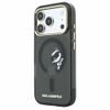 Karl Lagerfeld IML Peekaboo Print Case für iPhone 17 Pro / 18 Pro - MagSafe kompatibel mit Metallrahmen - Schwarz
