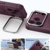 iPhone 17 Pro / 18 Pro vāciņš – ESR Cyber Armor Kickstand ar statīvu – sarkans