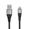 BlueStar USB - Micro USB kabel 1,2 m - Sort