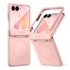 Tech-Protect Kevlar Aura MagSafe Schutzhülle für Samsung Galaxy Z Flip 8 - Extrem Robust mit Ständer - Rosa