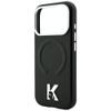 Karl Lagerfeld Grained Leather Embossed Ring MagSafe ümbris iPhone 17 Pro Max / 18 Pro Max – must