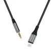 Dudao L11PRO Καλώδιο Ήχου Lightning - Mini jack 3,5 mm, 1 μ, γκρι