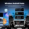 Motocyklowy wyświetlacz IPS 8,1" z bezprzewodowym Apple CarPlay i Android Auto