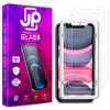 JP Long Pack Tvrzených skel, 3 skla na telefon s aplikátorem, iPhone 12 Pro