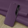 Eco Leather View Case Schutzhülle für Samsung Galaxy A27 5G - Kunstleder Flip Case mit Standfunktion - Violett