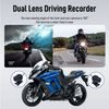 7" Motociklistički zaslon s bežičnim CarPlay i Android Auto, dualnom Full HD kamerom i brzootpusnim nosačem