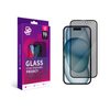 JP Titan Privacy extra tartós edzett üveg, iPhone 14 Pro, fekete