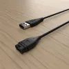 FIXED USB-A töltőkábel Garmin Fenix 5/6/7/7X/8, Epix, Venu 2/3/3S, Vívoactive 3/4/5 okosórákhoz, fekete
