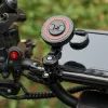 GRxplore Handyhalterung für Lenker und Spiegelhalter - Magnetische Fahrrad Motorrad Halterung - Universal