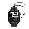 Techsuit Nano Flex Displayschutzfolie für Apple Watch 10 / 11 46mm - PMMA Schutzfolie - 2 Stück - Schwarz