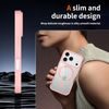 JP MagFit Clear MagSafe θήκη με μαγνήτη N52, iPhone 17 Pro, ανοιχτό ροζ