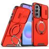 Husă Camslide Stand, Samsung Galaxy A57, roșu