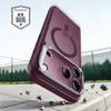 iPhone 17 Pro Max / 18 Pro Max vāciņš – ESR Classic Hybrid HaloLock ar statīvu – sarkans