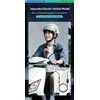 LanParte LPT01-E Suport telefon pentru motocicletă cu încărcare wireless și amortizare vibrații