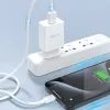 Dudao A4EU USB φορτιστής 2,1A + καλώδιο USB - USB-C, λευκό
