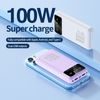 Powerbank 20000mAh mit 100W Super Charge, QC3.0, LED-Licht - Schwarz